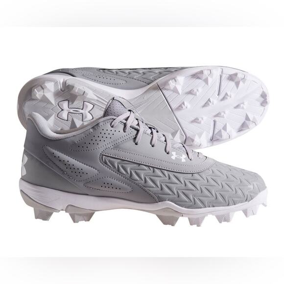 Under Armour Men’s Leadoff Low RM 3.0 Light Gray Molded Baseball Cleats. Sz 6.5 - Picture 12 of 12